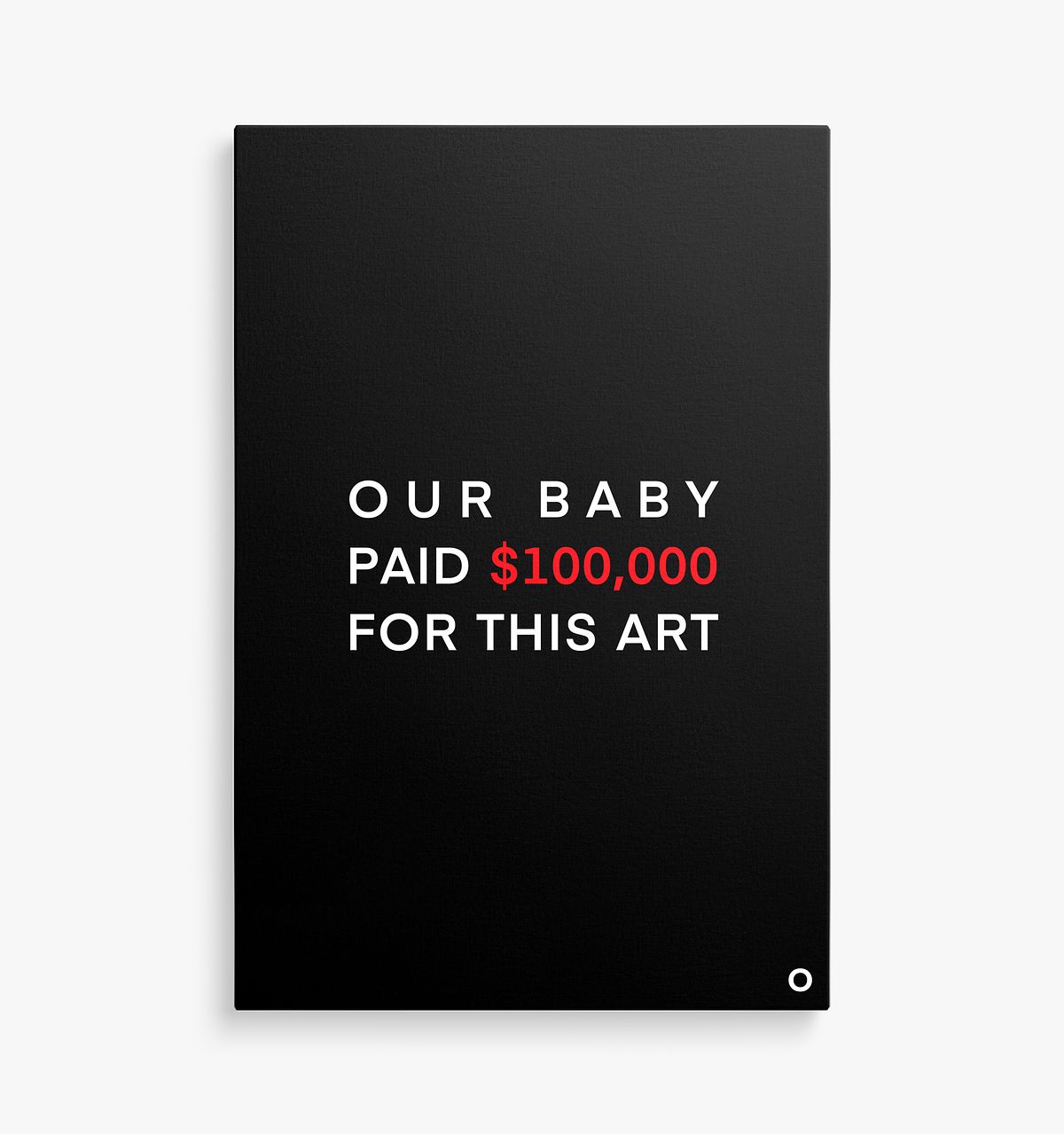 Paid for by - Canvas - Baby - Black
