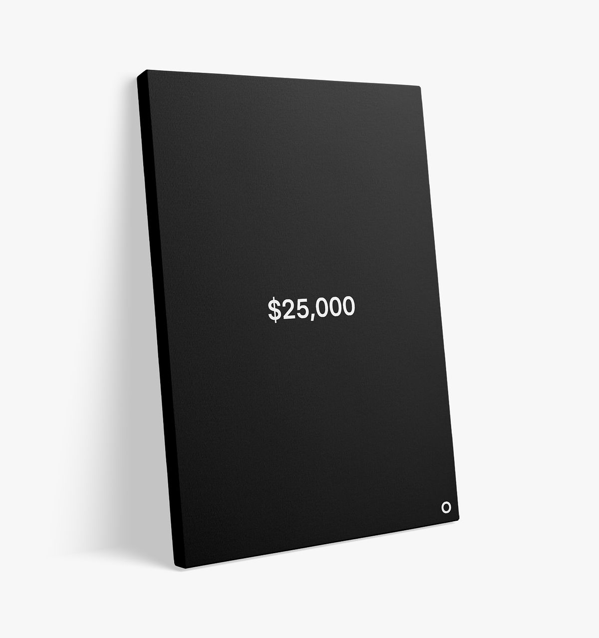 Price Up Front - Canvas - $25,000 - Black - Image 2